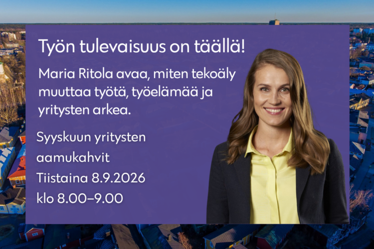 Maria Ritola avaa, miten tekoäly muuttaa työtä, työelämää ja yritysten arkea.